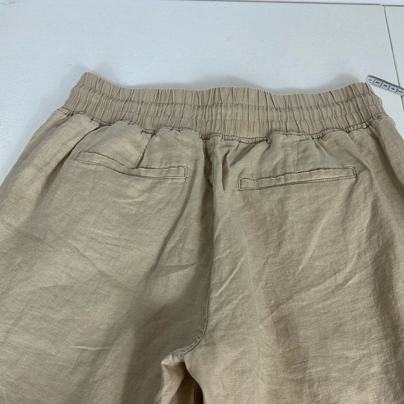 Quince Sz S European Linen Wide Leg Pants Driftwood NWT - Picture 10 of 10